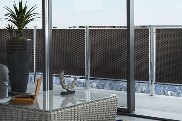     Polyrattan Balkon Sichtschutz Privafence - Balkonbespannung nach Maß (Menge 1 = 1m²)