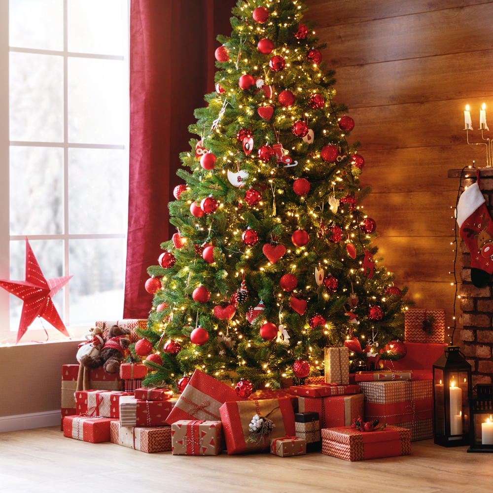 Künstlichen Weihnachtsbäume