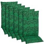 Grün mit Blumen
