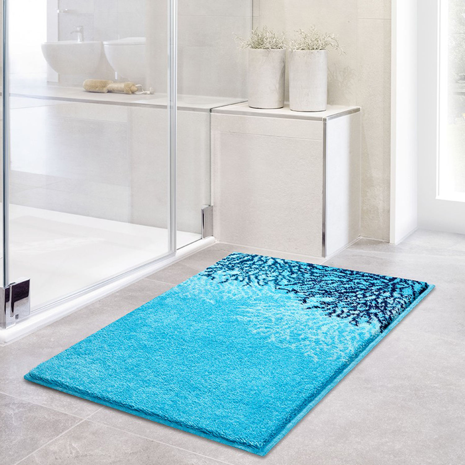 Grund Badteppich REEF Badematte WC-Vorleger Badvorleger Duschvorleger