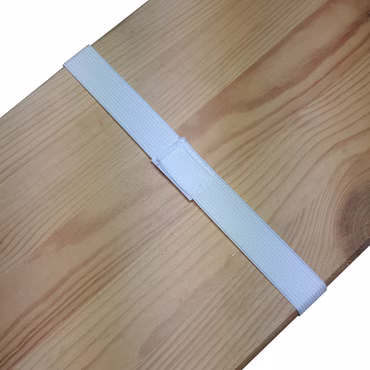 Bierbank Sitzkissen 36x25 cm NYVIGala 4er Set - Komfortable Sitzpolster für Bierbänke - Bierbankkissen mit elastischer Klettband Befestigung, Farbe: Blau Kariert