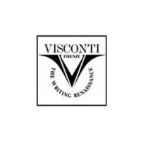 Visconti Ink Cartridges in bakelite container 7 pieces Red