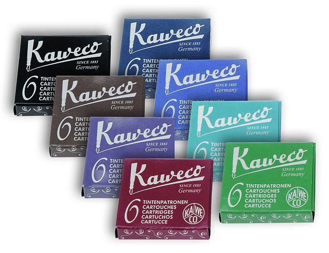 6 Stück Kaweco Tintenpatronen kurz Violett Summer Purple