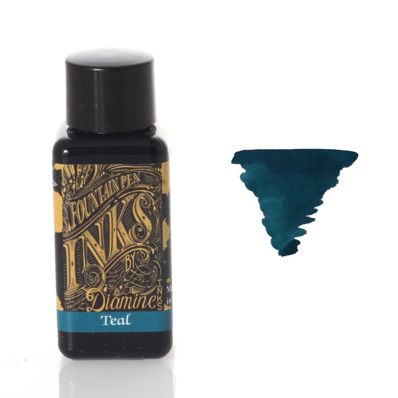 Diamine Fountain Pen Ink, Teal 30ml eBay