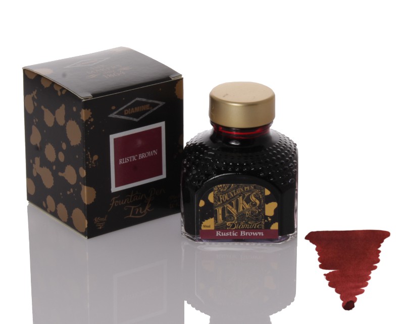 diamine fountain pen ink rustic brown 80ml ebay