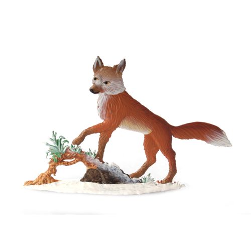 Made of Pewter Fox Lady Winter 9 x 9 cm Wilhelm Schweizer 