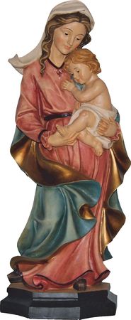 Muttergottes mit Jesukind handbemalt 