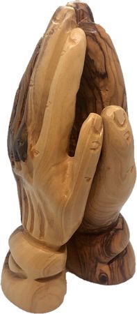 Betende Hände Holzskulptur 16 cm Olivenholz Bethlehem