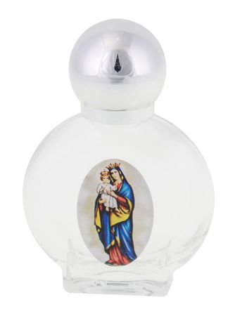 Weihwasser Flasche Madonna mit Krone 5 cm