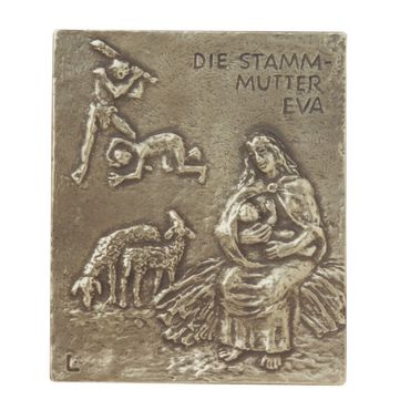 Eva Namenspatron-Bronzerelief (13 cm)