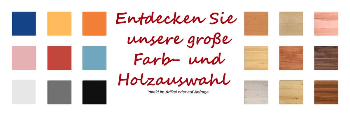 Sliderbild: Farb- und Holzmuster