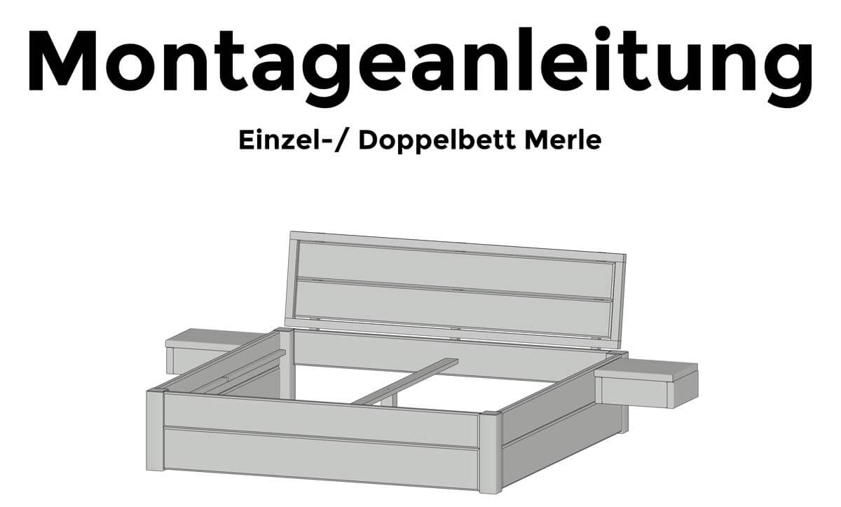 Montageanleitung Doppelbett Merle