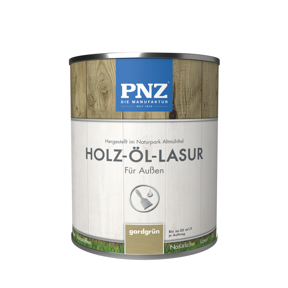 PNZ Holz-Öl-Lasur, gradgrün