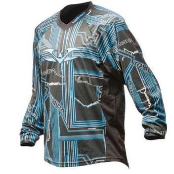 Valken Crusade Paintball Jersey Tron blue