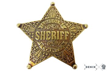 Abzeichen Sheriffstern Lincoln Country