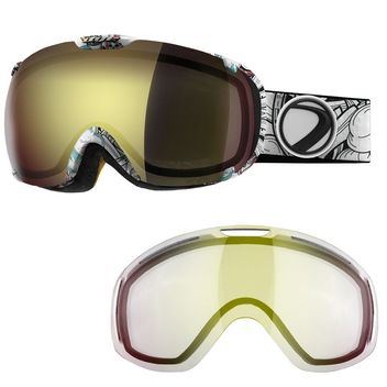 Dye Snow Goggle T1 DTS Streamboat / Bronze Fire + Bonus Lens  - Ski / Snowboard Goggle