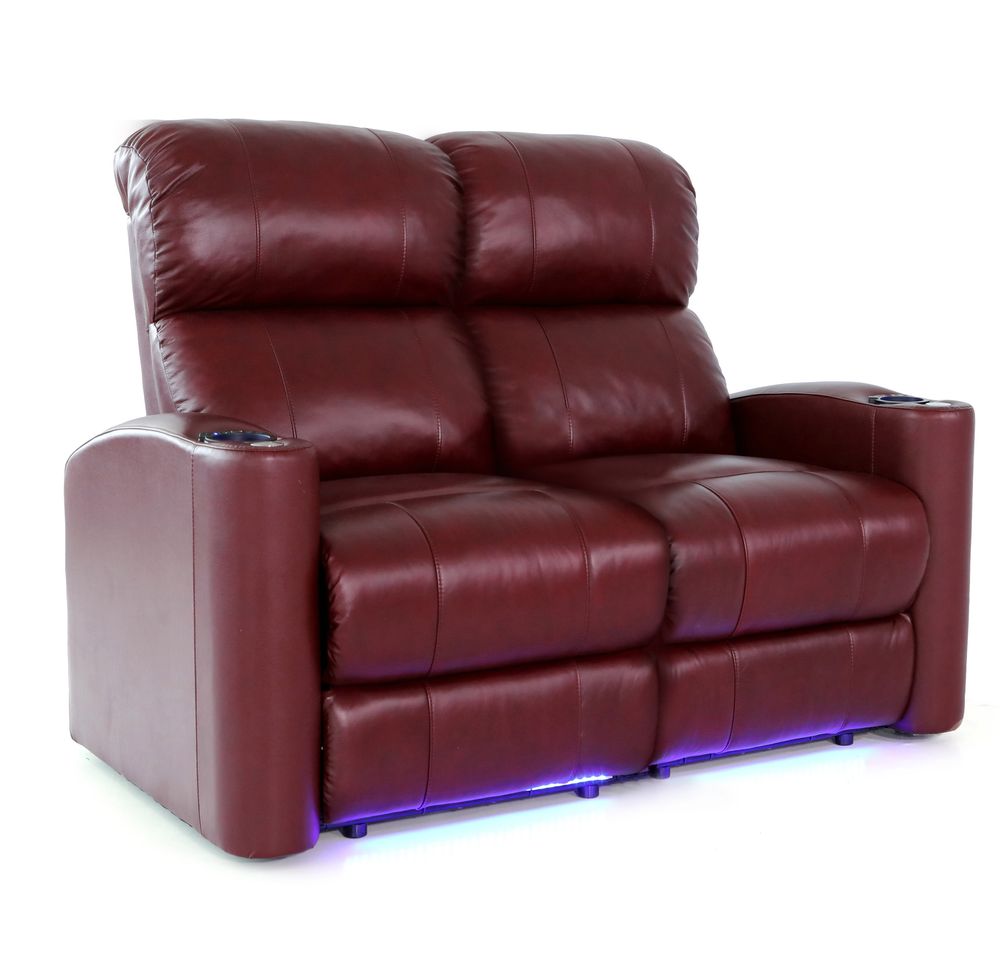 Zinea Cinema Seat Knight Row Of 2 Loveseat