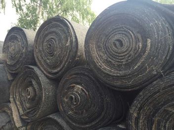 Rubber / Elastane Mat  - 14 mm - used