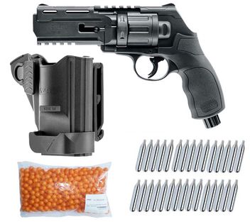 Umarex T4E TR 50 RAM Home Defense Revolver cal.50 + Holster, 500 Paintballs cal.50 & 30x CO2 Kapseln (12g)