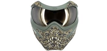 VForce Grill Paintball Mask - SE Circuit Camo Earth with  Quicksilver Lens