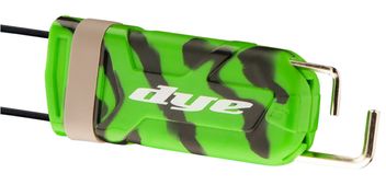 Dye Flex Barrel Sock TWST - lime/black