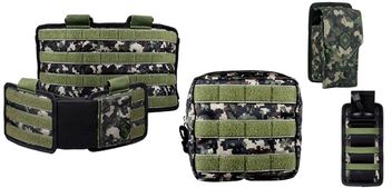 NXe Extraktion Base Battlepack + Cargo Pouch + Multi Pouch + Grenade Pouch - digi camo