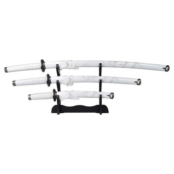 Samurai Sword Set Daisho white