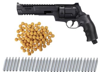 Umarex T4E TR 68 RAM Home Defense Revolver cal.68 + 500 Magfed Paintballs + 30 x 12g CO2 Kapseln