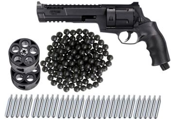 Umarex T4E TR 68 RAM Home Defense Revolver cal.68 + 100 Rubberballs + 2 x Magazine + 30 x 12g CO2 Kapseln