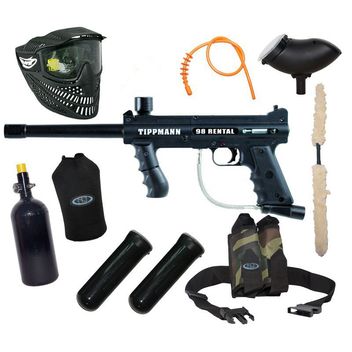 Tippmann 98 Custom PS Rental MEGA HP Paintball Set