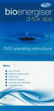 DVD Bioenergiser Detox spa in Englisch mit Ausdruck in Deutsch