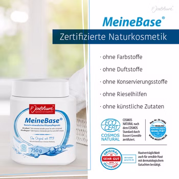 P. Jentschura ORGON basisch-mineralisches Badesalz, Meine Base, 750 g