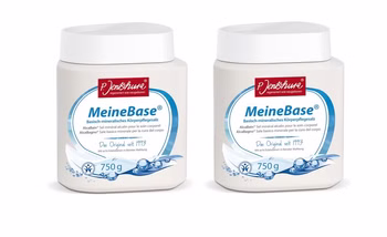 2x P. Jentschura basisch-mineralisches Badesalz, Meine Base, 750 g