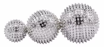 chi-enterprise magnetische Akupressurkugeln Set - Silber 6 Stück (2x klein 2x mittel 2x groß) - Akupressur Therapie Selbstheilung - lindert Schmerzen und steigert das Wohlbefinden
