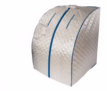 Portable Infrarotsauna XL Deluxe mit Keramiklüfter 1500 W "Silver" - Vorführgerät