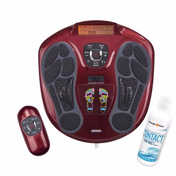 Circulation Maxx Reflexology Elektrischer Muskelstimulator mit Fußreflexzonenmassage, mit Kontaktgel
