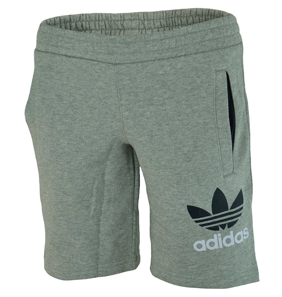 Adidas YB Fleece Short Junior Jungen Kinder Shorts Kurze Hose Grau Adidas YB Fleece Short Junior Jungen Kinder Shorts Kurze Hose Grau