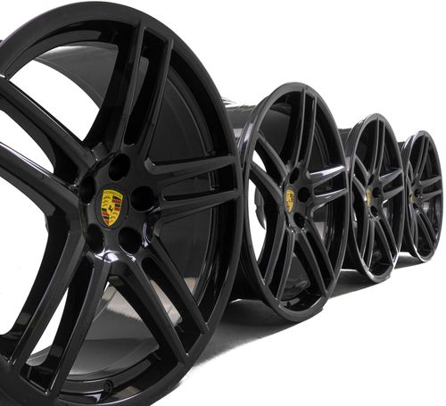 Original Porsche Macan Rims Inch 95bdg Dh Aluminum Rims Black New