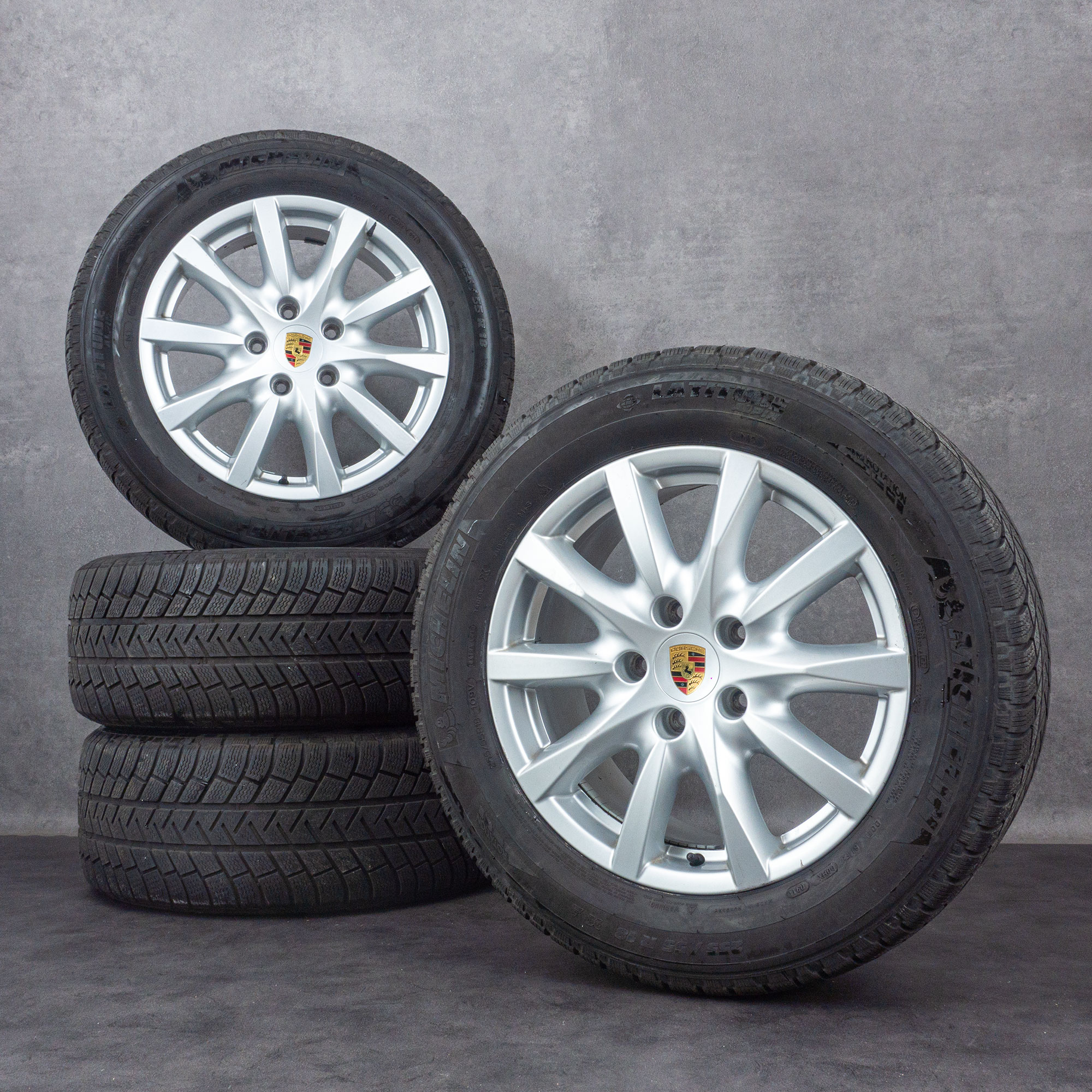 Original Porsche 18 Inch Cayenne 958 S Rims Winter Wheels Winter Tires