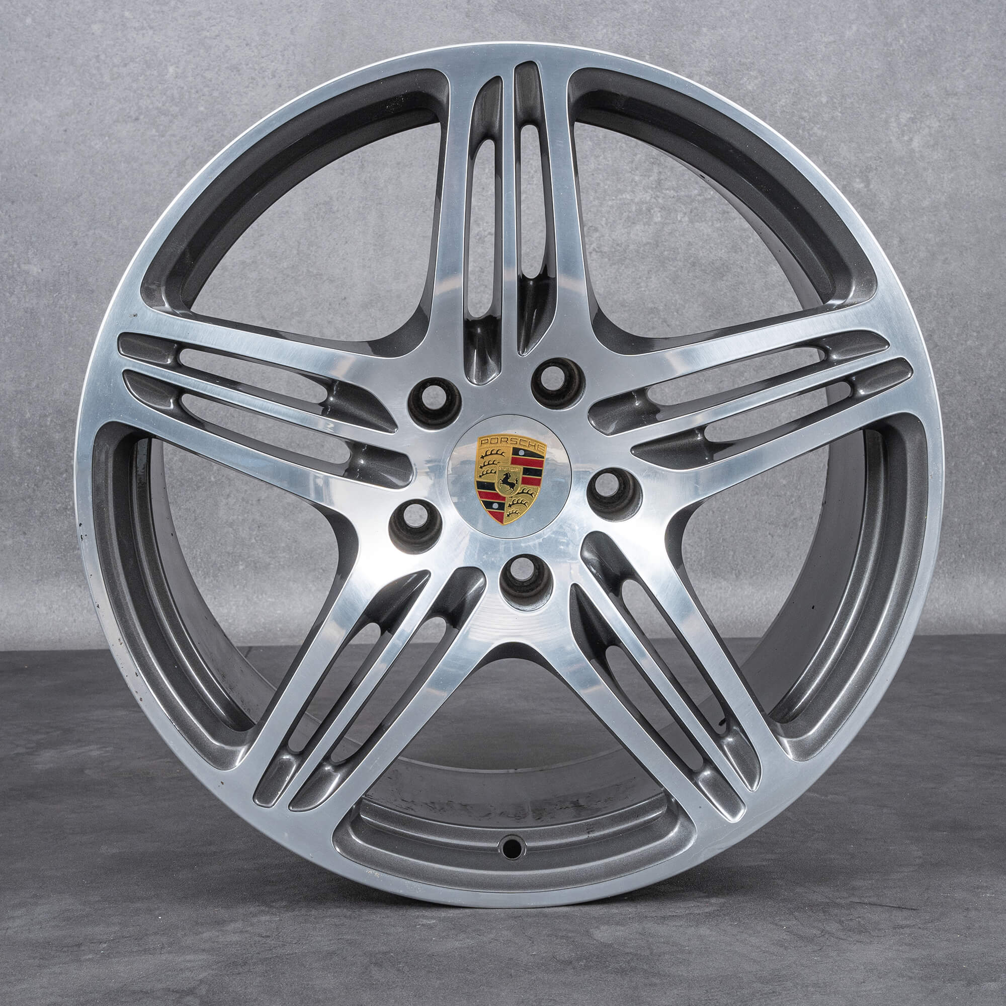 1x original Porsche 19 inch 997 Turbo I rim aluminum rim 11J ET51 ...