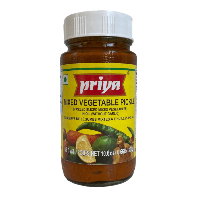 Priya 300g mixed Pickle (without Garlic)