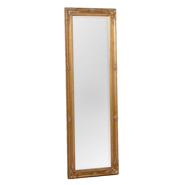 Spiegel GRACY barock Antik-Silber 150x40cm Wandspiegel Flurspiegel Badspiegel