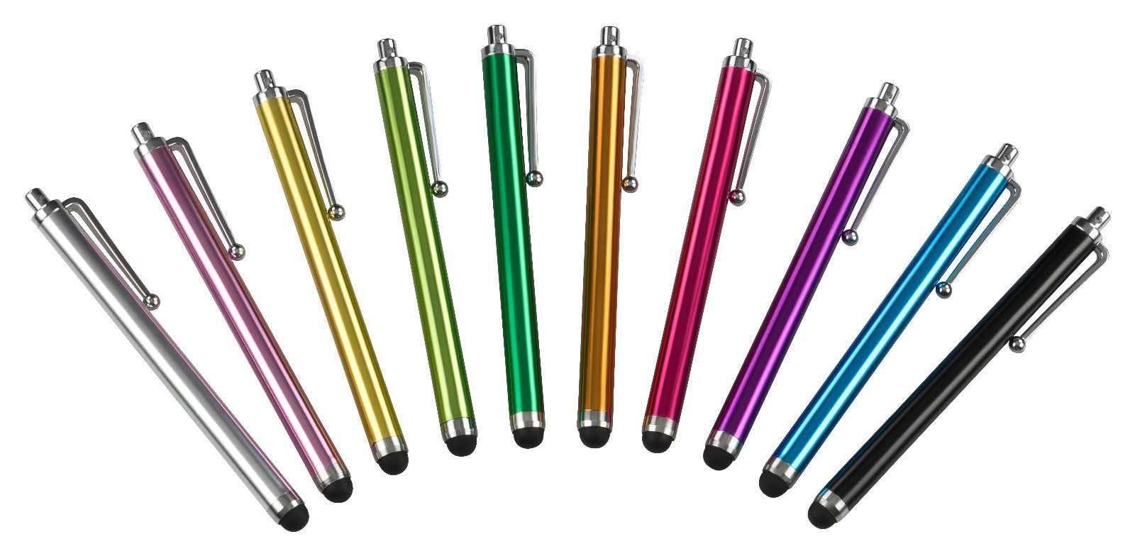 2x Stylus BIG Touch Pen Metall Eingabe Stift für iPhone HTC Samsung