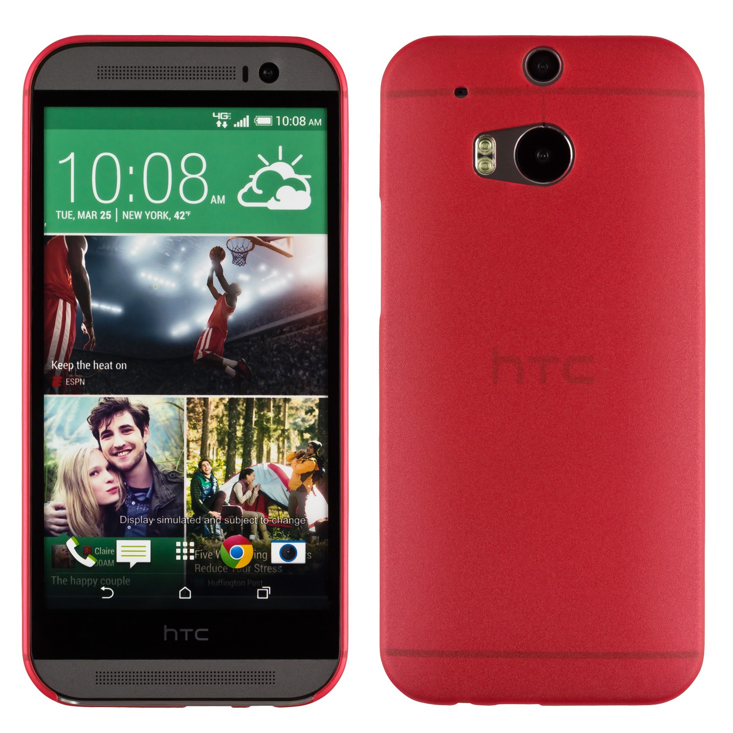 Yemota Pro Slimcase HTC One M8 - Rot Yemota Pro Slimcase HTC One M8 - Rot