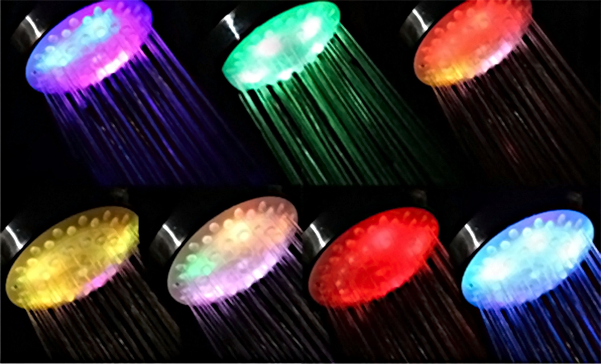 Led Duschkopf Duschbrause Regendusche Raindance Regenbrause Shower Head Xxl Handbrause Brausekopf Mit Automatischem 7 Farbigem Lichtwechsel