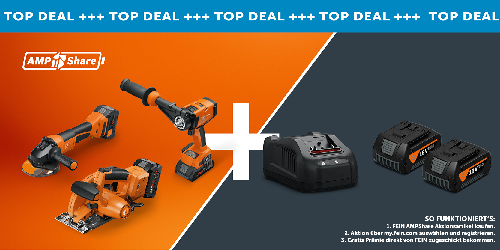 FEIN AmpShare Aktion