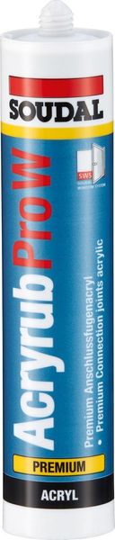 ACRYRUB PRO W 310ml schwarz SOUDAL