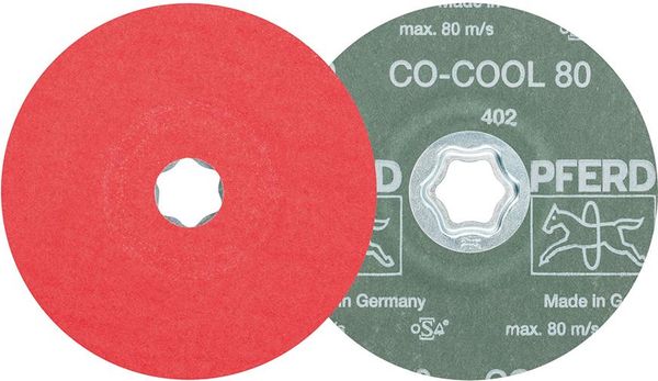 Fiberschleifscheibe CC-FSCO-COOL 125mm K80 PFERD