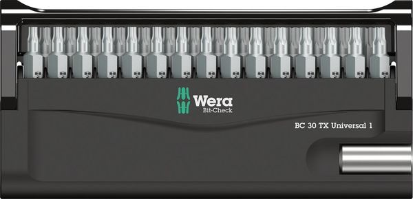 Bit-Satz Bit-Check 30 TX Universal 1 Wera