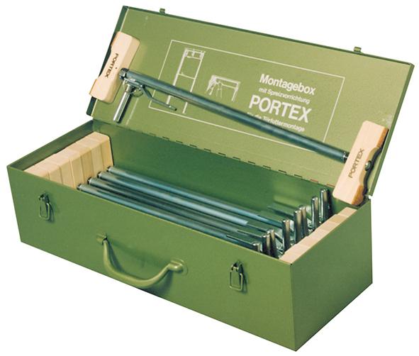 Montagebox m.9 Portex-Spreizen